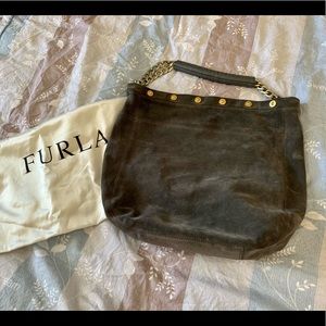 Furla Suede Bag